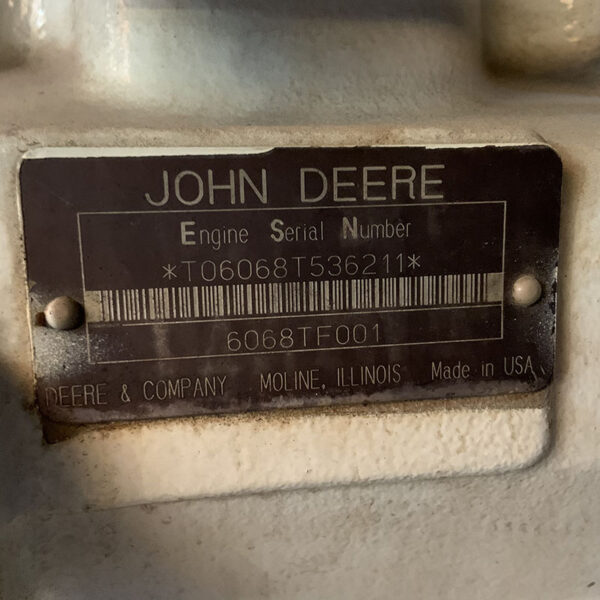 JOHN DEERE MARINE GENERATOR SET