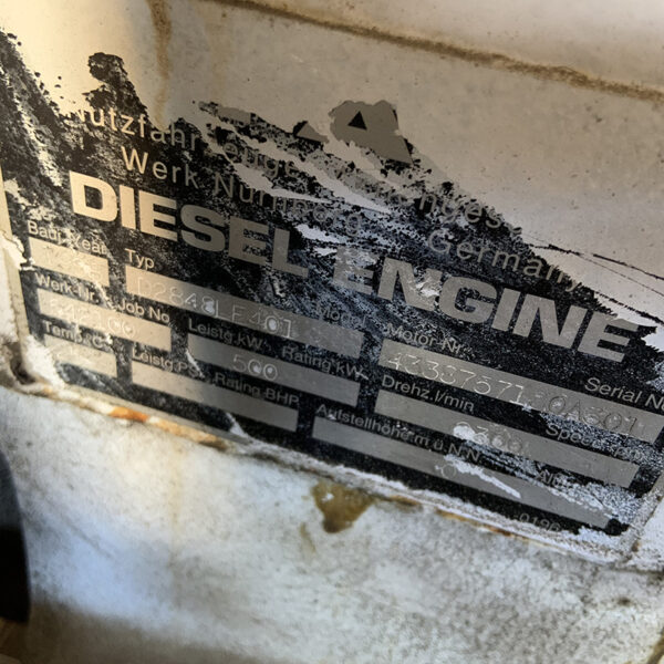 MAN Marine Engine D248LE401 700 HP